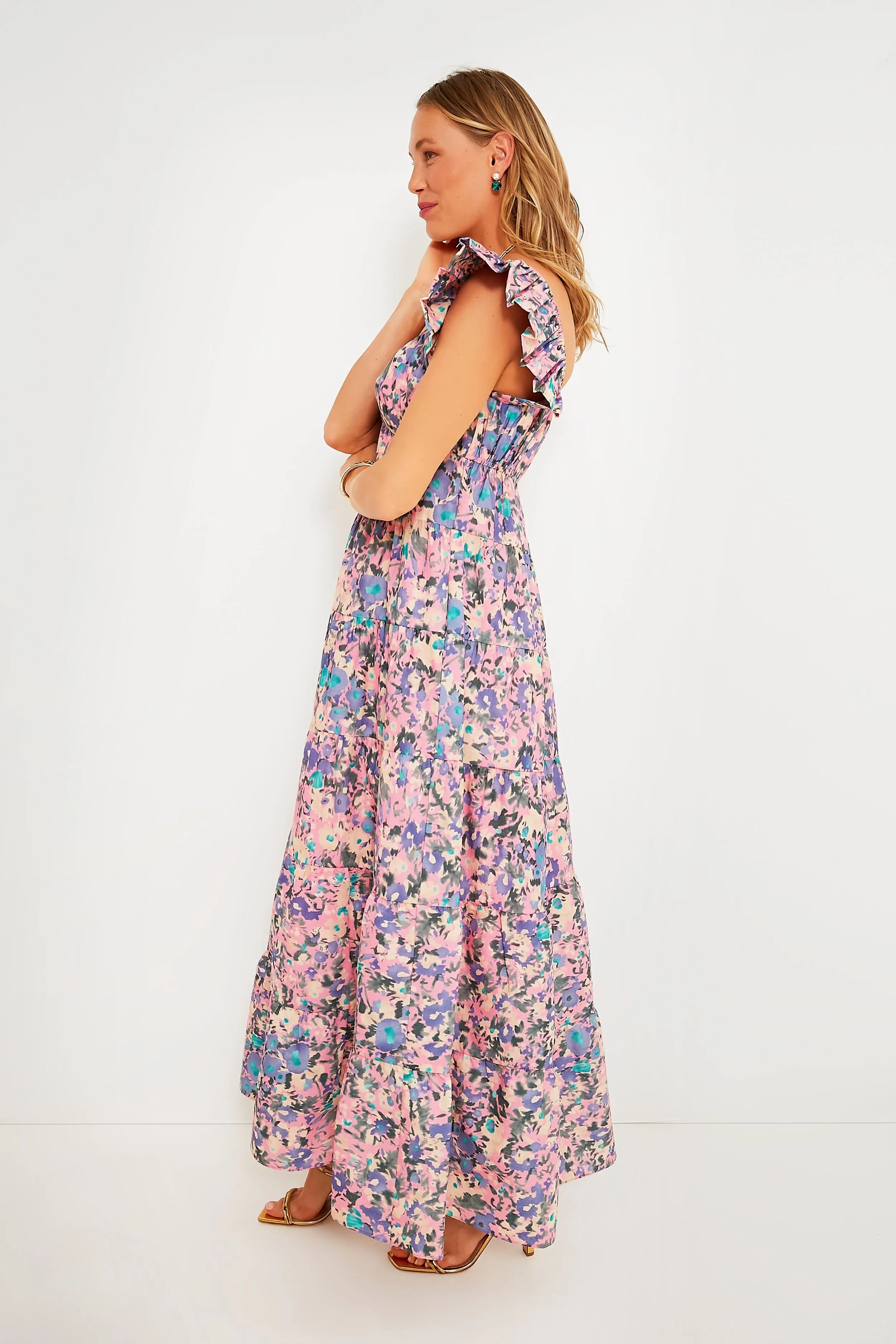 Pink Floral Sheridan Maxi Dress