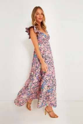 Pink Floral Sheridan Maxi Dress