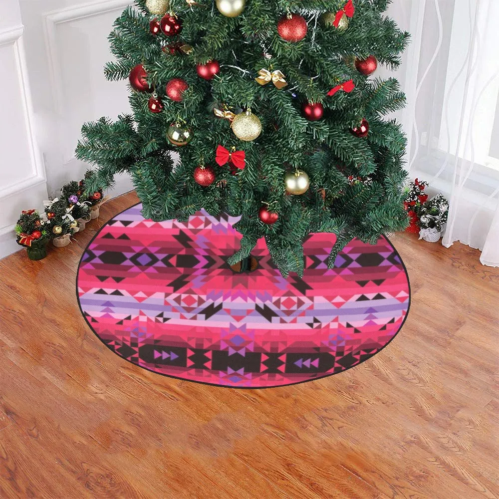 Red Star Christmas Tree Skirt 47" x 47"