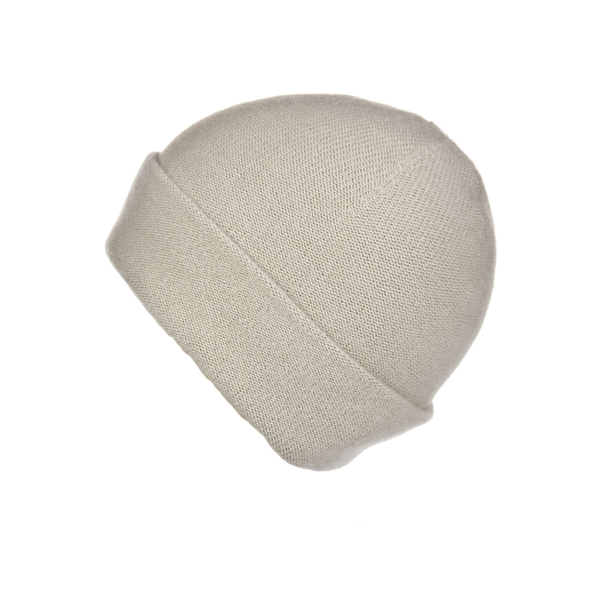 Reversible Slouchy Sand Cashmere Hat