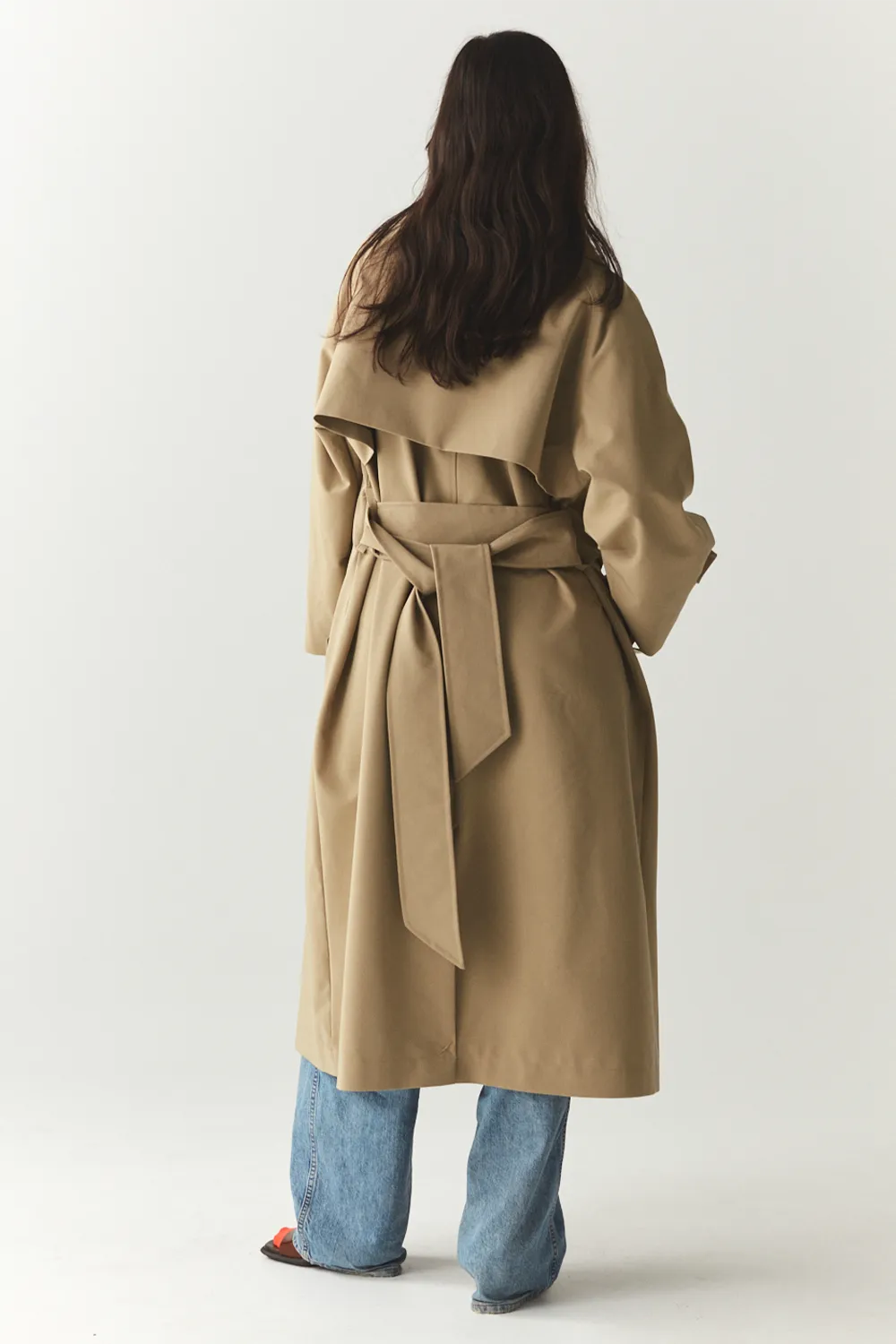 ROOMY TRENCH SS'24 BEIGE