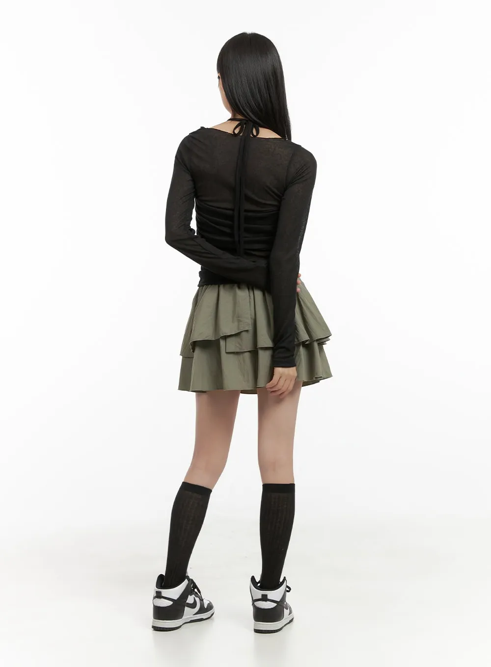 Ruffle Mini Skirt CG427