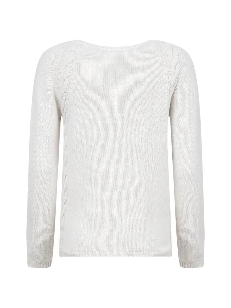 'S Max Mara Crewneck Cable Knit Jumper