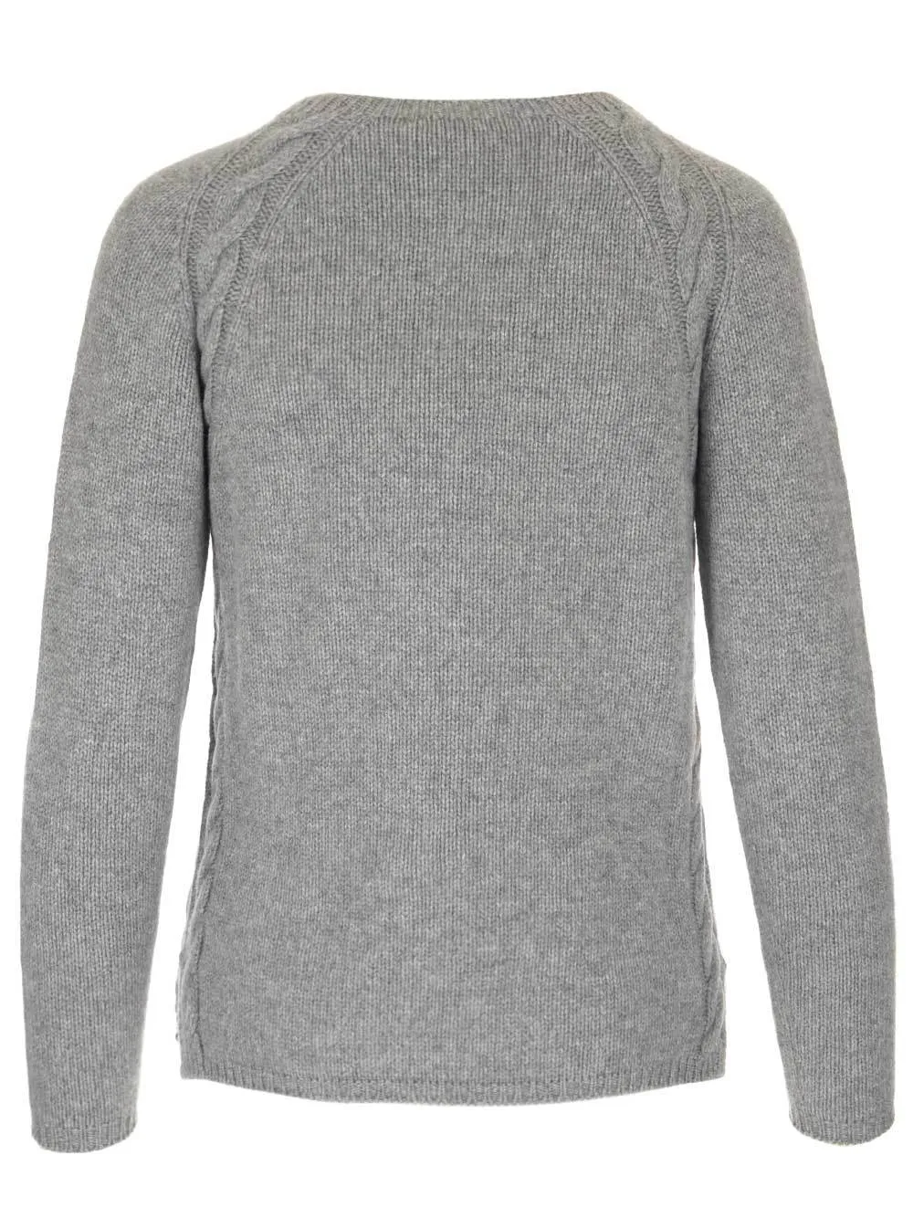 'S Max Mara Crewneck Cable Knit Pullover