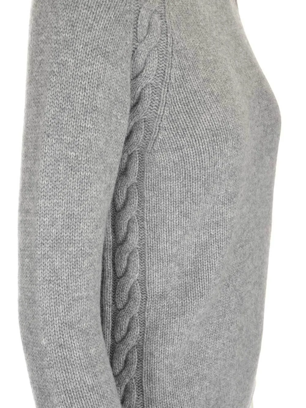 'S Max Mara Crewneck Cable Knit Pullover