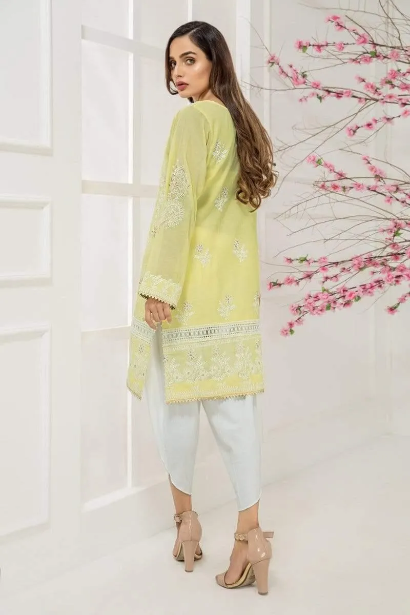 Sadia Aamir - Yellow Bumblebee - SA-LP33 - Embroidery - 1 Piece