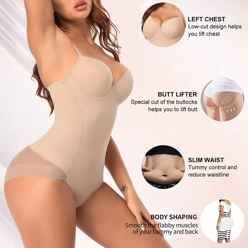 Shapewear Bodysuit for Women Tummy Control Butt Lifter Panties Waist Trainer Stomach Body Shaper Underwear Girdles