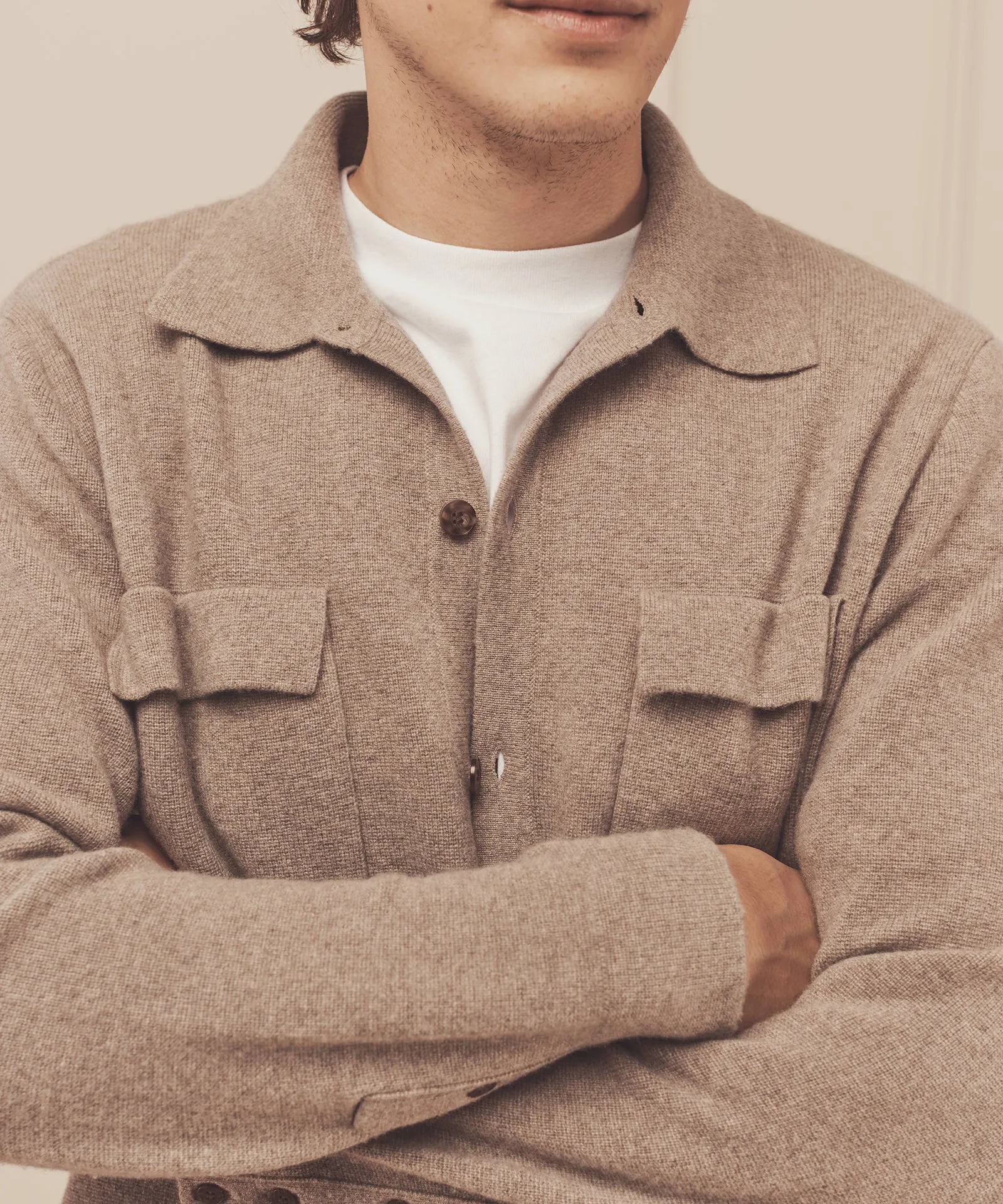 Signature Cashmere Field Shirt Jacket