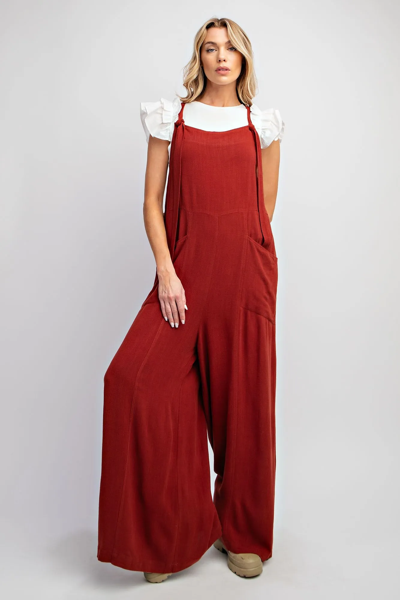 Skyler Jumpsuit - Cherry {by Easel}