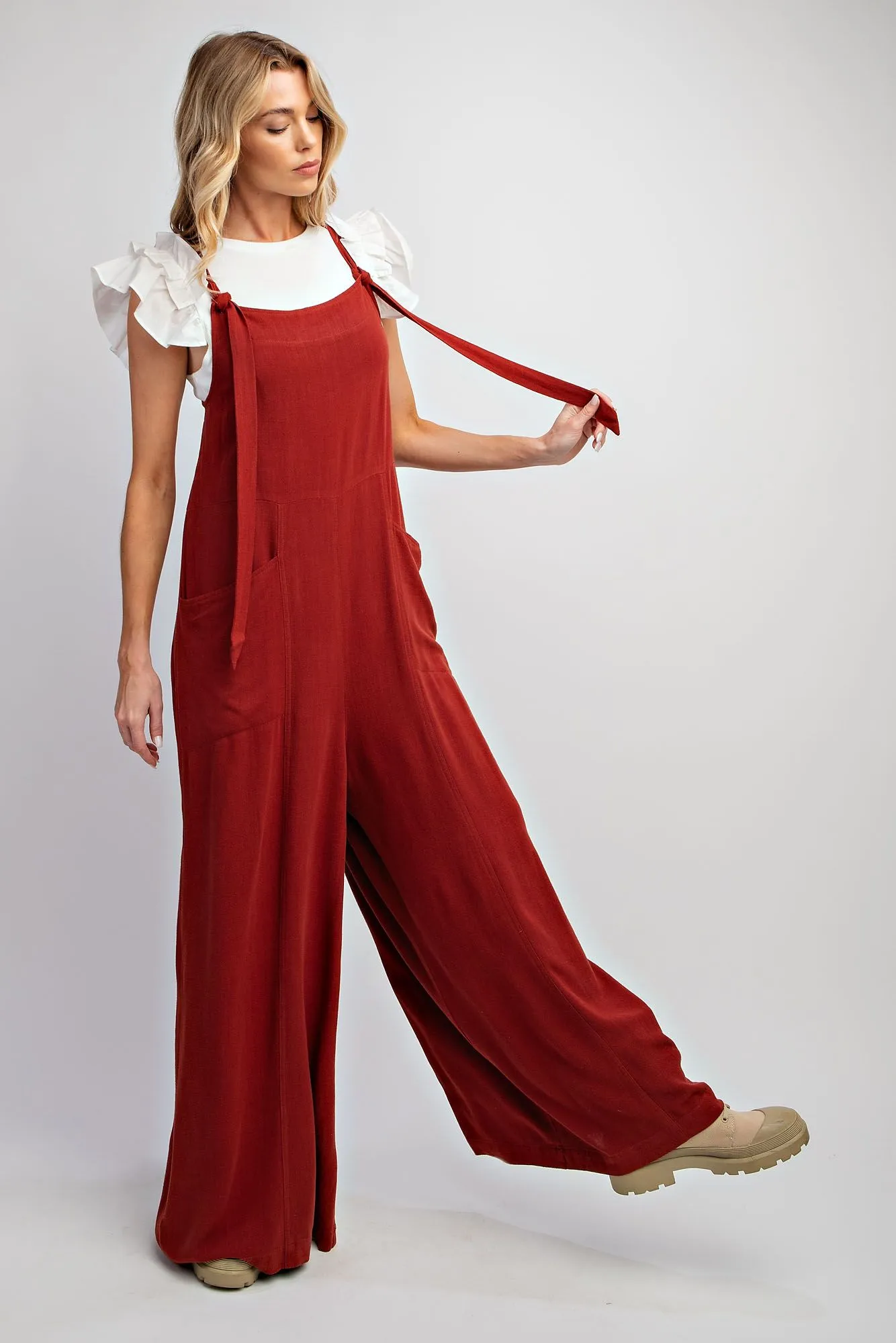 Skyler Jumpsuit - Cherry {by Easel}