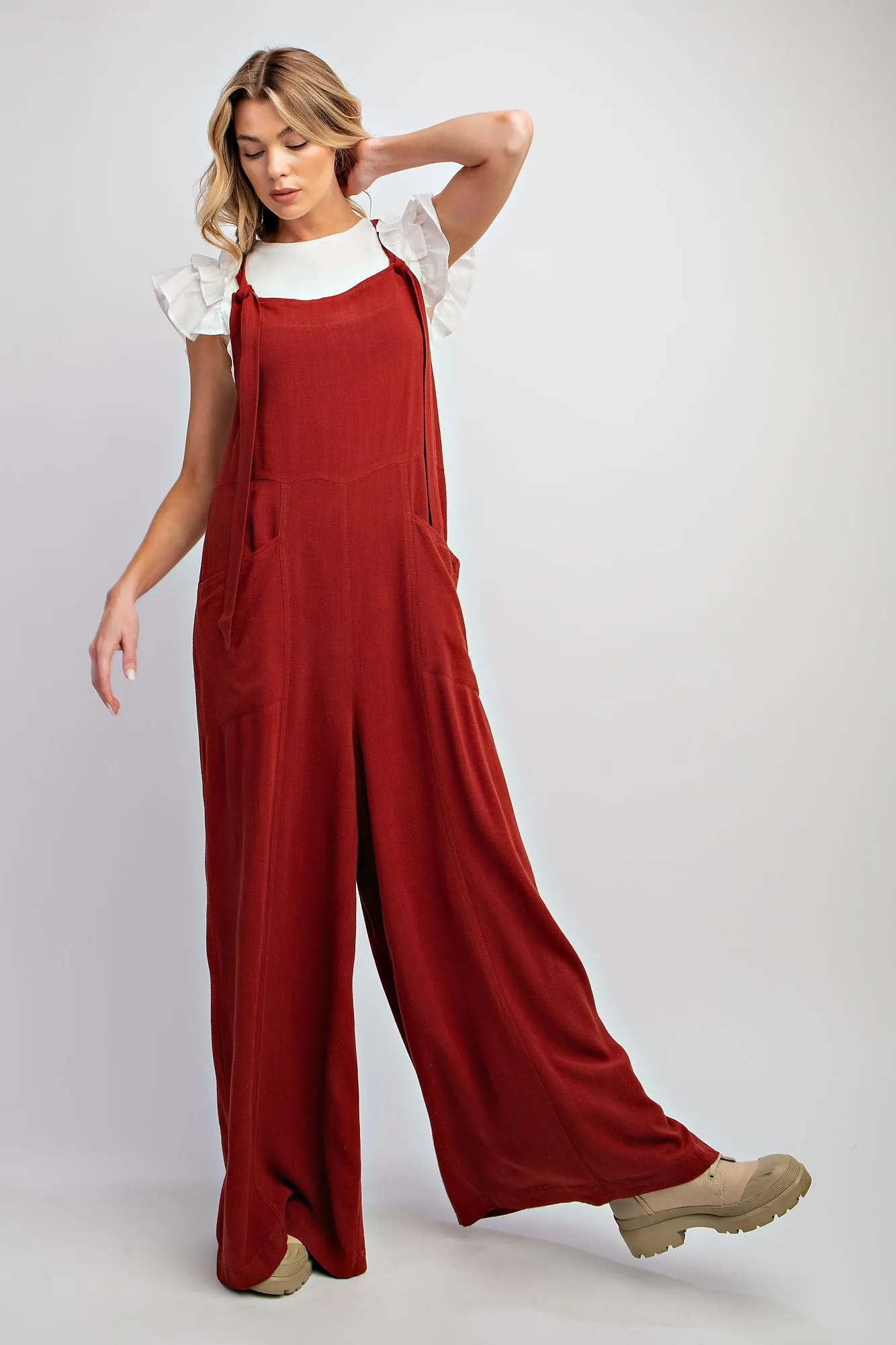 Skyler Jumpsuit - Cherry {by Easel}