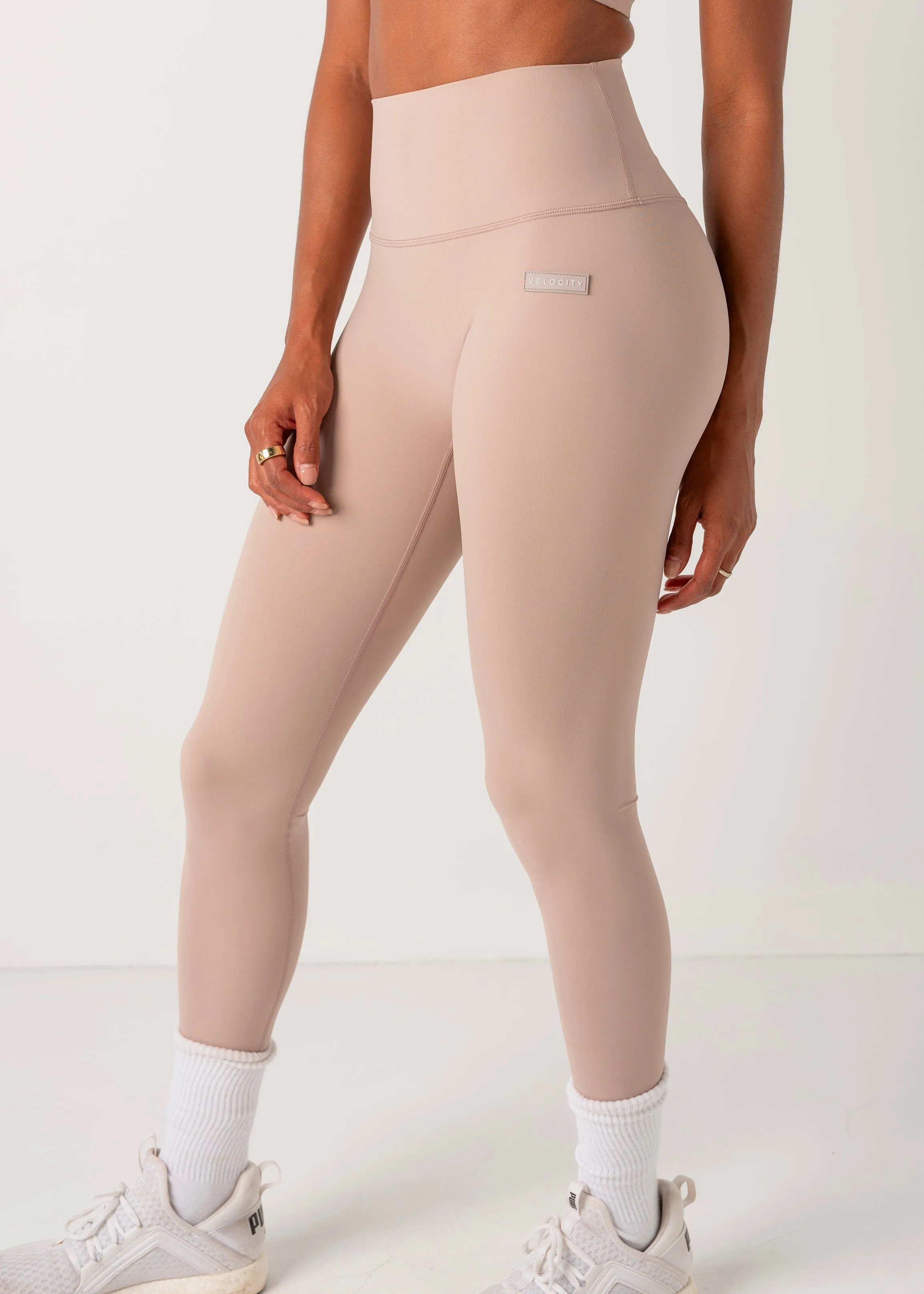 SS SEAMLESS LEGGINGS - BEIGE