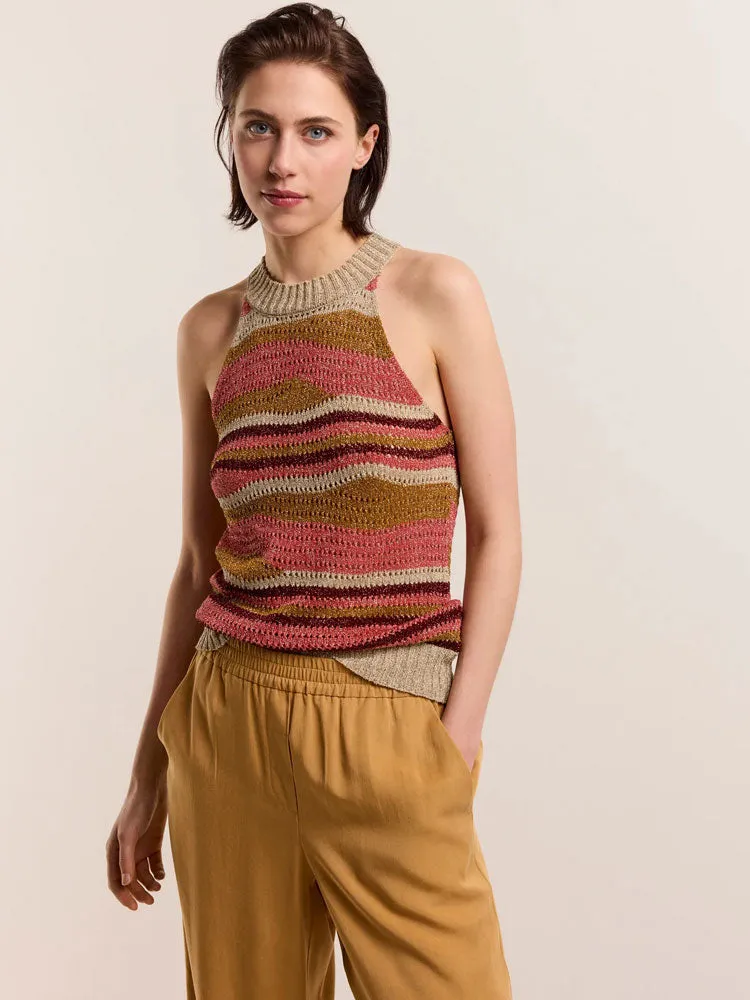 Summum Halter Top with Lurex Multicolour