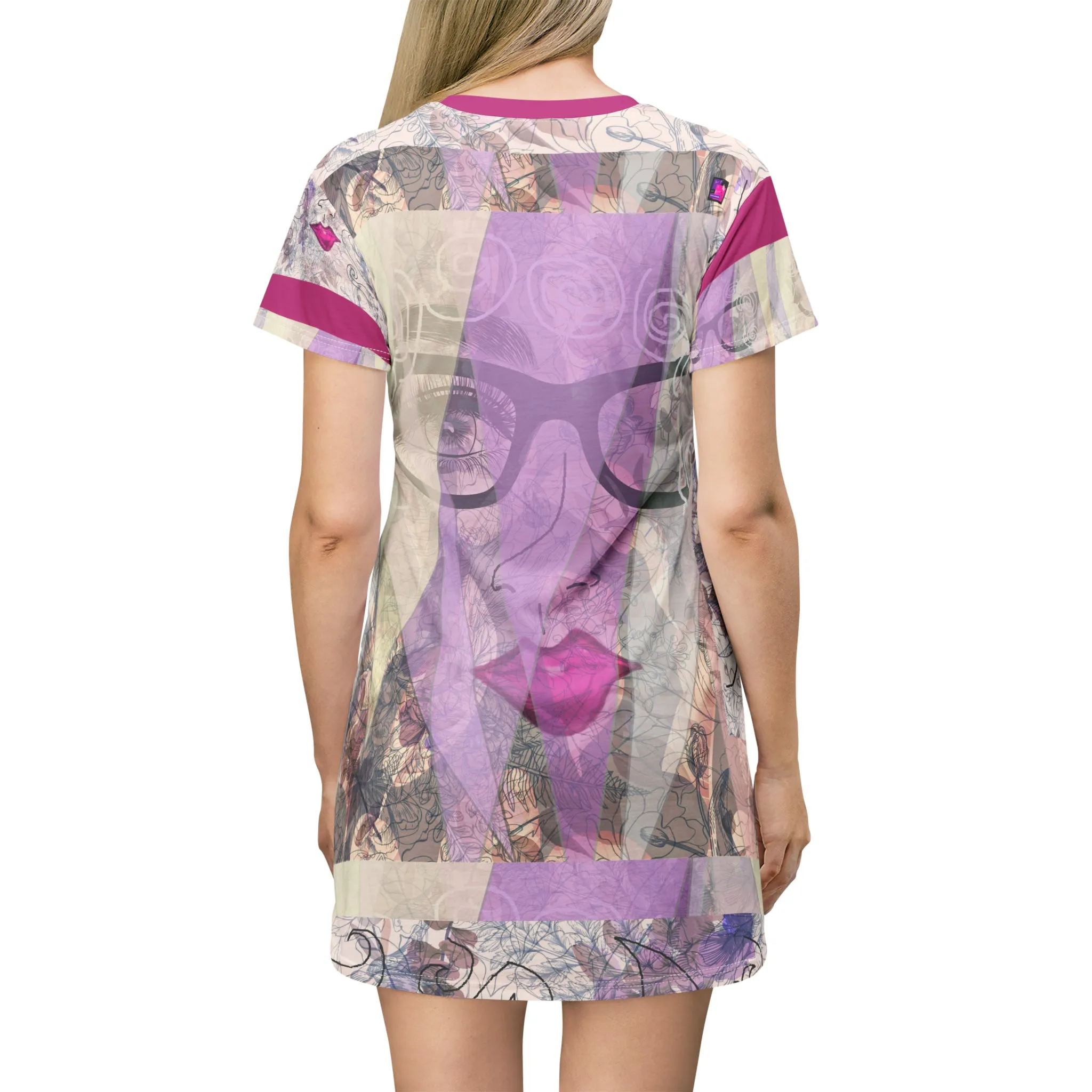 T-Shirt Dress (AOP) SADIE