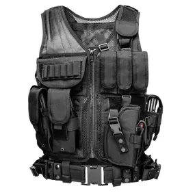 Tactical Vest MOLLE Assault Plate Carrier Combat Play Vest