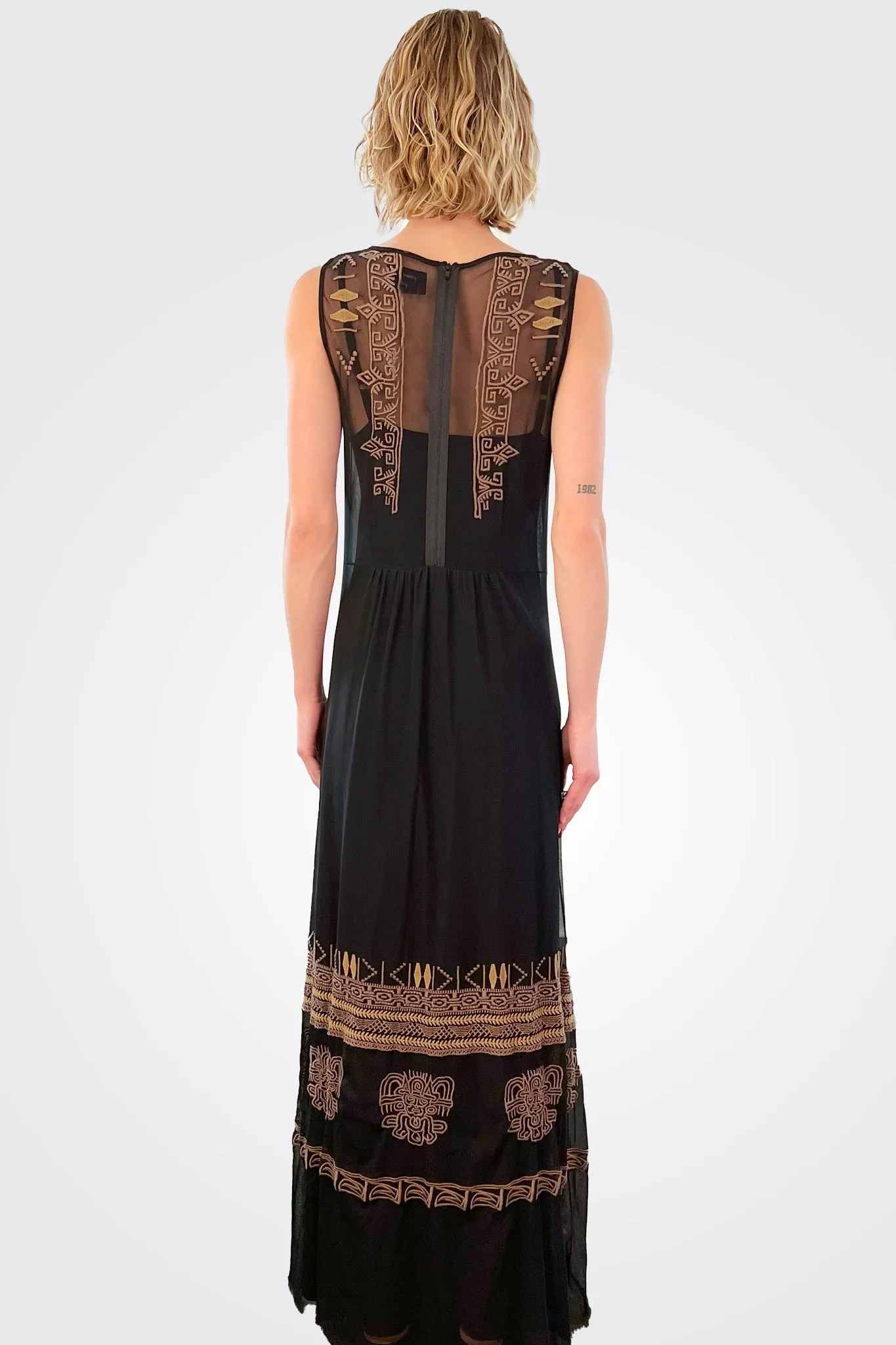 Tapiwa Mesh Dress - Black