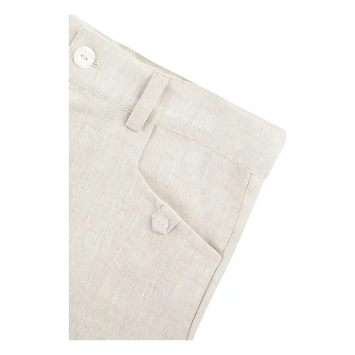 TAR Heather Beige Linen Pants