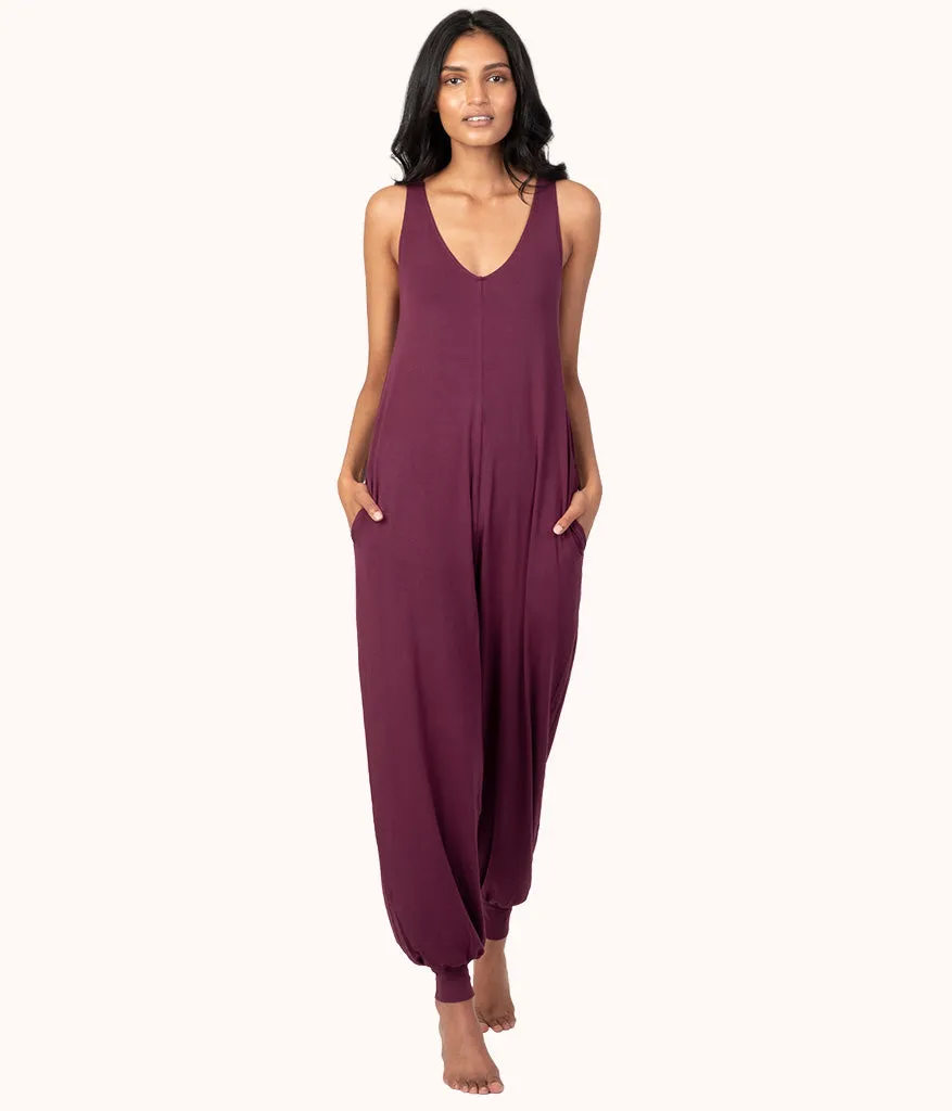 The All-Day Jumpsuit Bundle: Jet Black/Plum