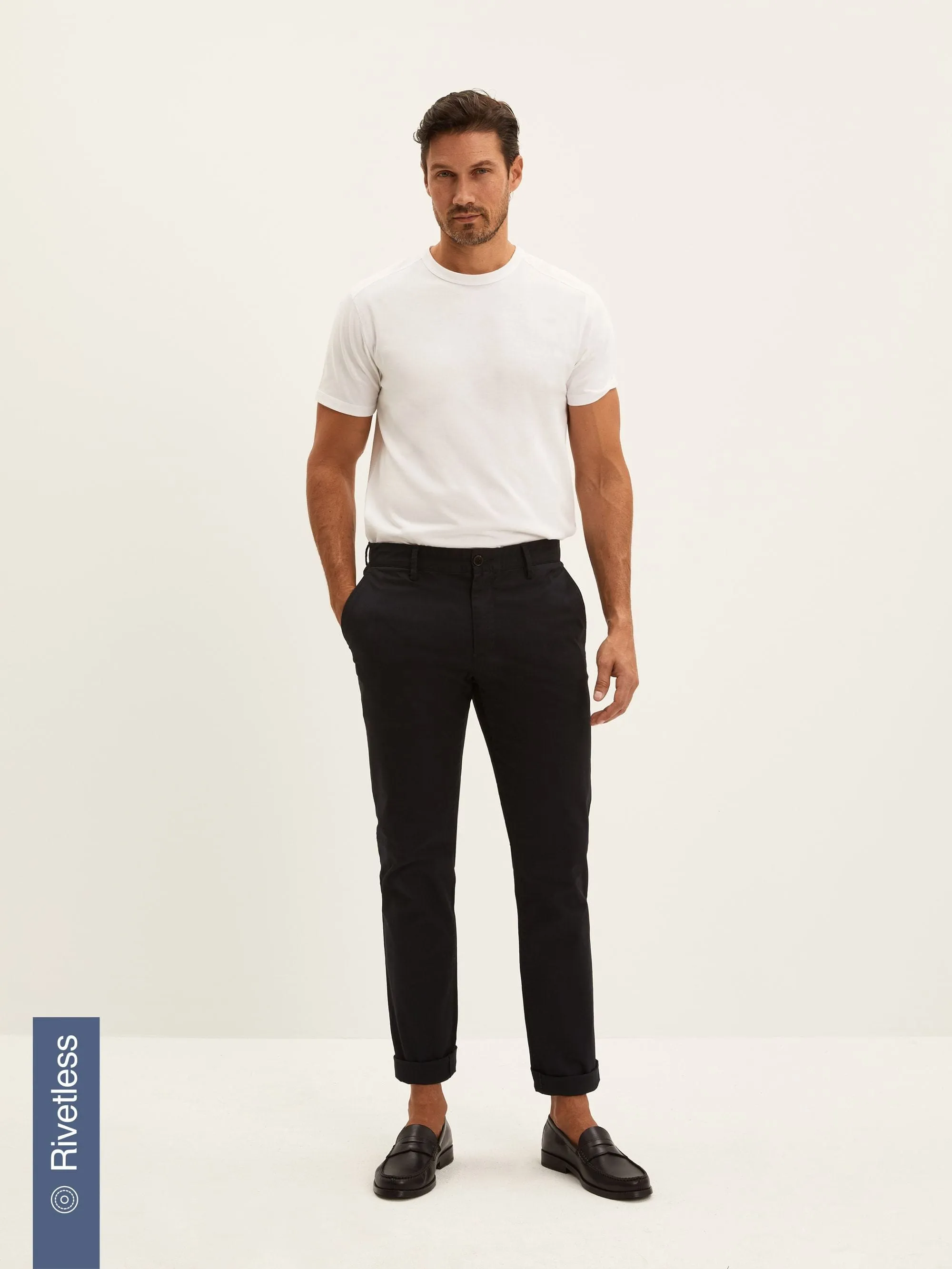 The Brunswick Slim Chino Pant in Deep Blue