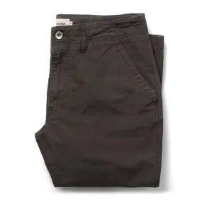 The Morse Pant in Dark Charcoal Slub