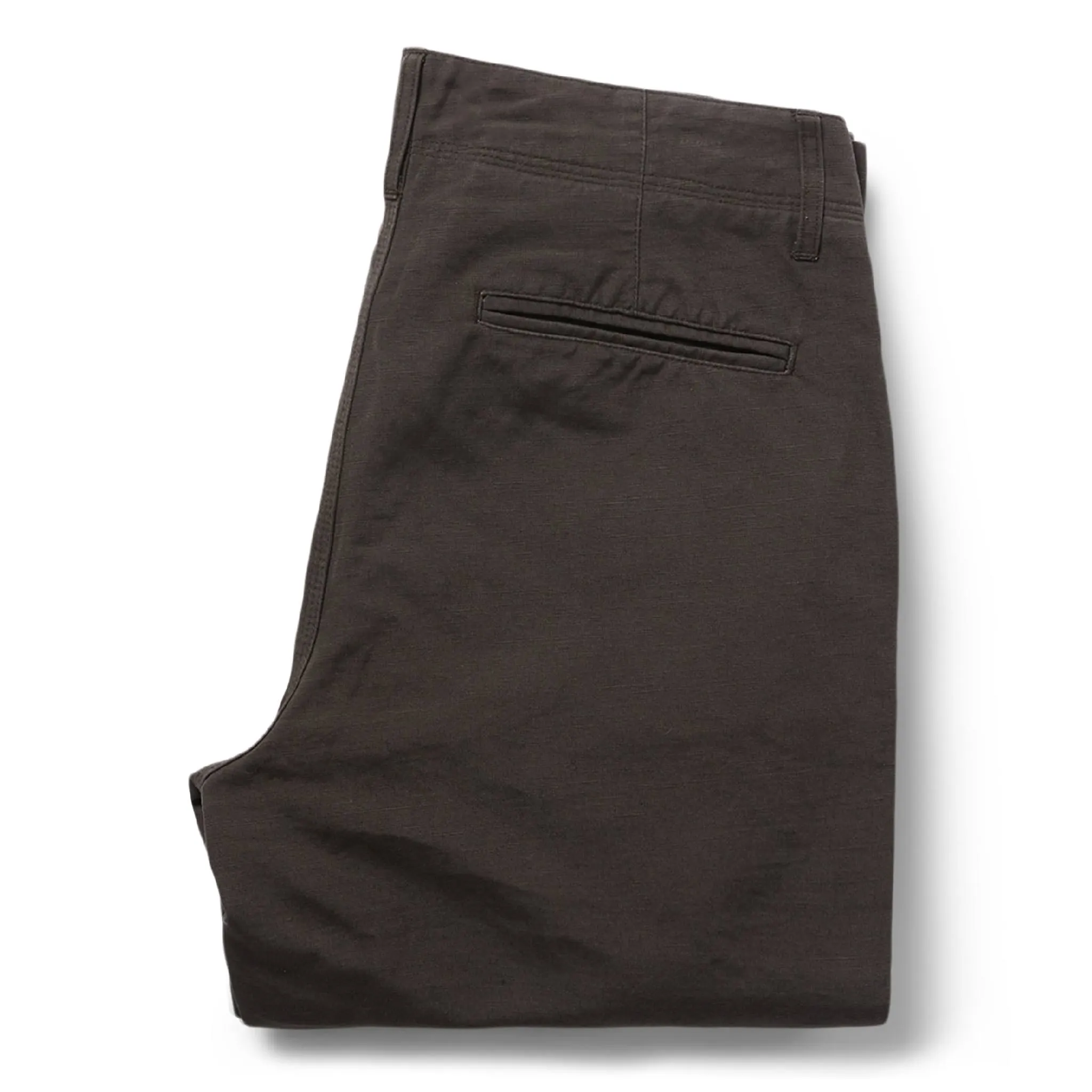 The Morse Pant in Dark Charcoal Slub