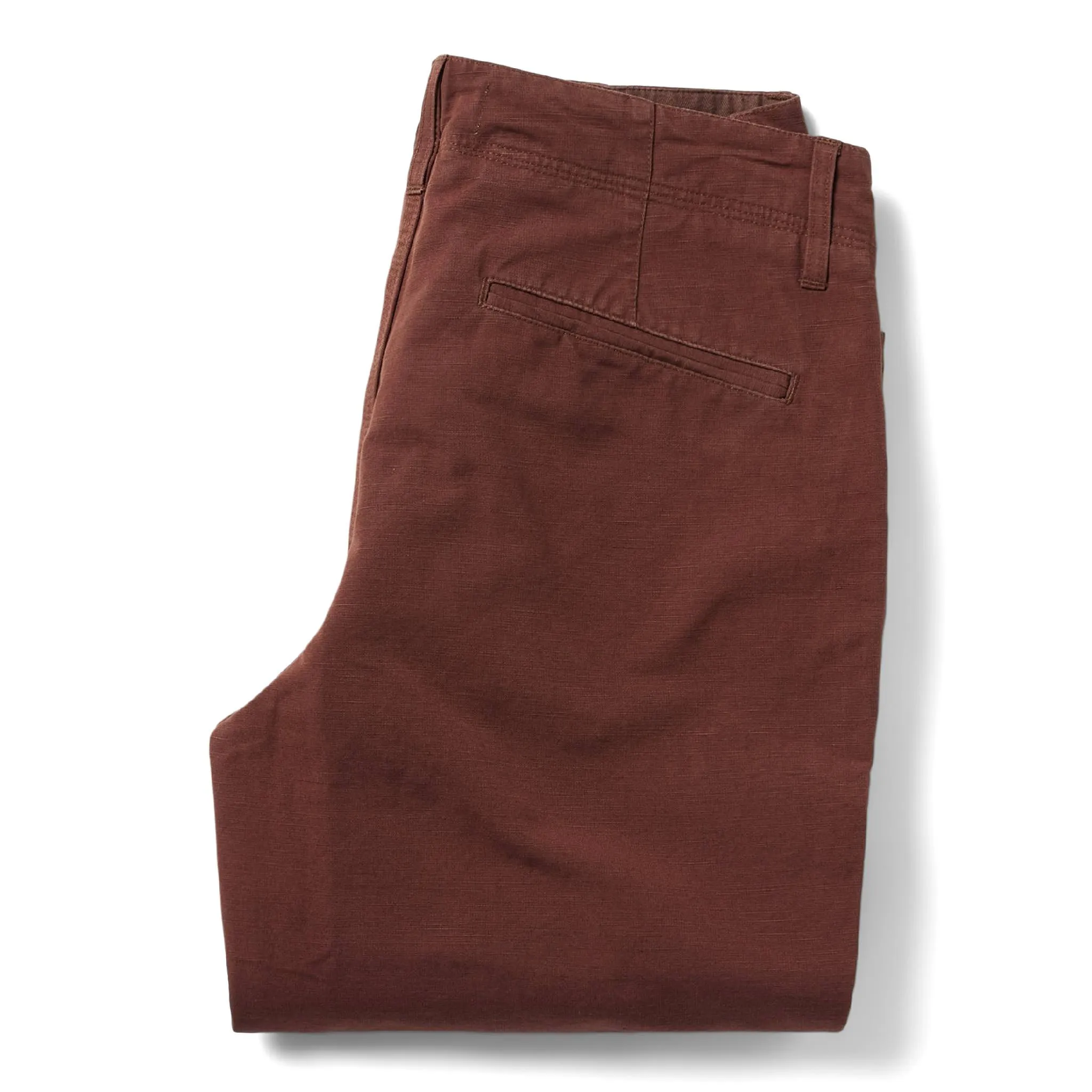 The Morse Pant in Russet Slub