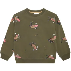 The New Ivy Green Hot Dundefined AOP Lexington OS Sweatshirt