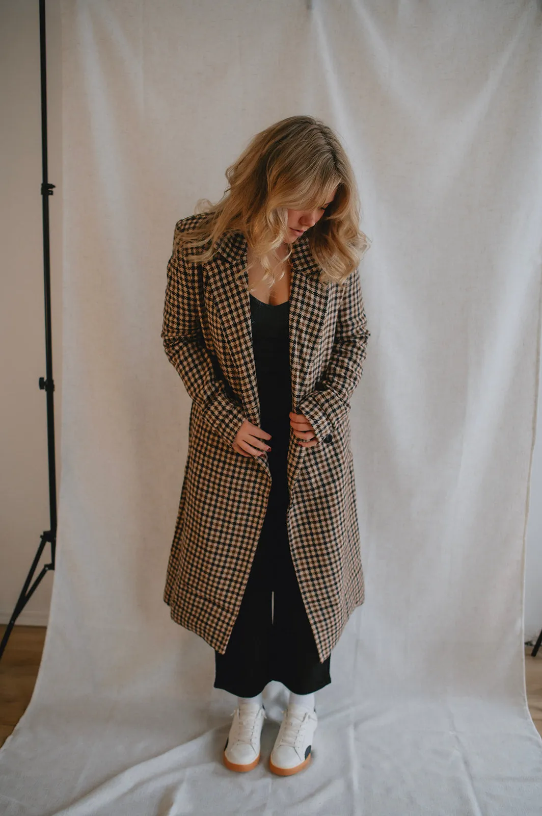 The Prince Plaid Trench Jacket