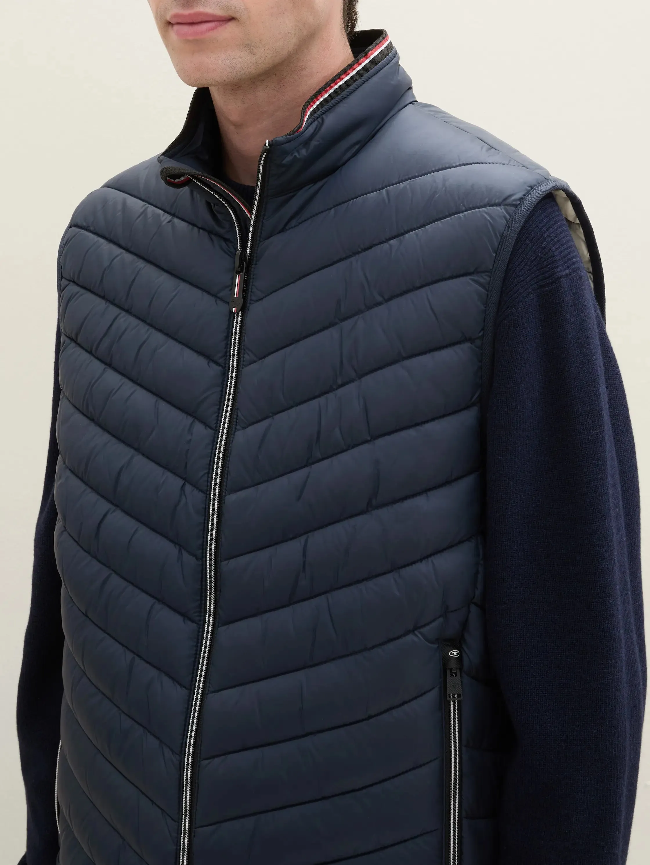 Tom Tailor Light Weight Navy Vest