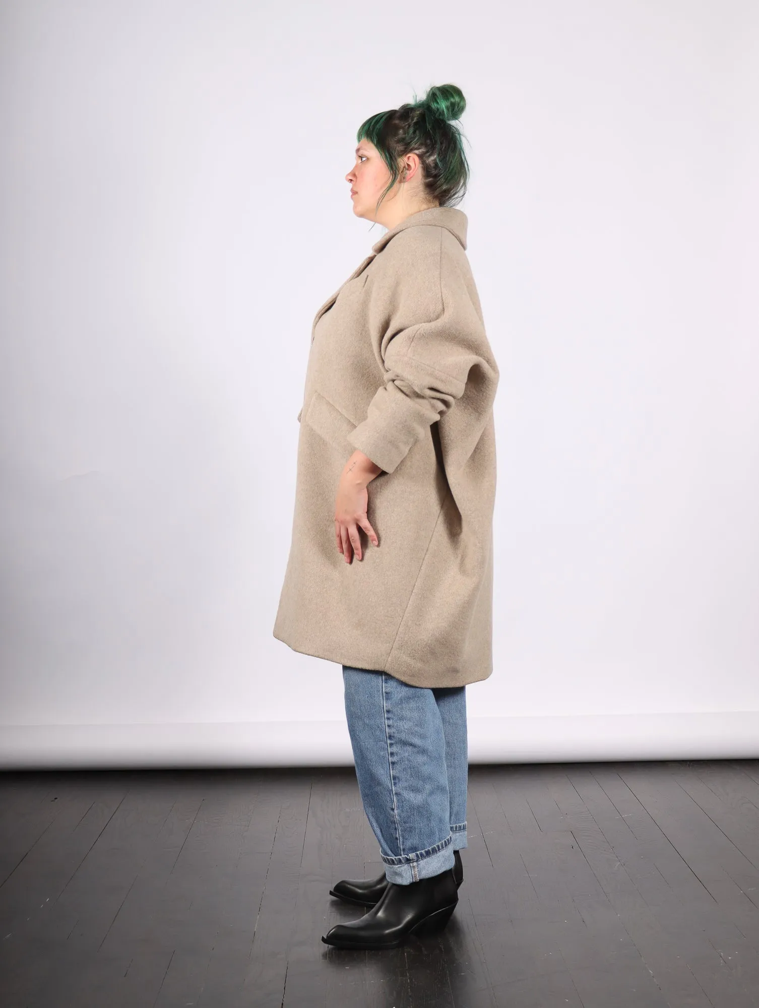 Trench Coat in Beige by MM6 Maison Margiela