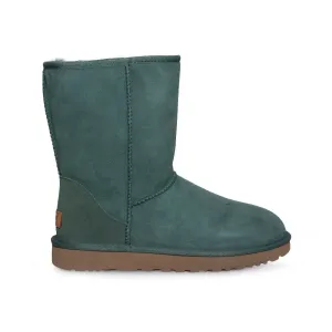 UGG Classic Short II Highland Green Boots