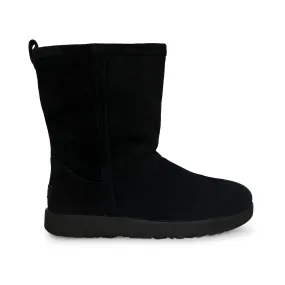 UGG Classic Short Waterproof Black Boots