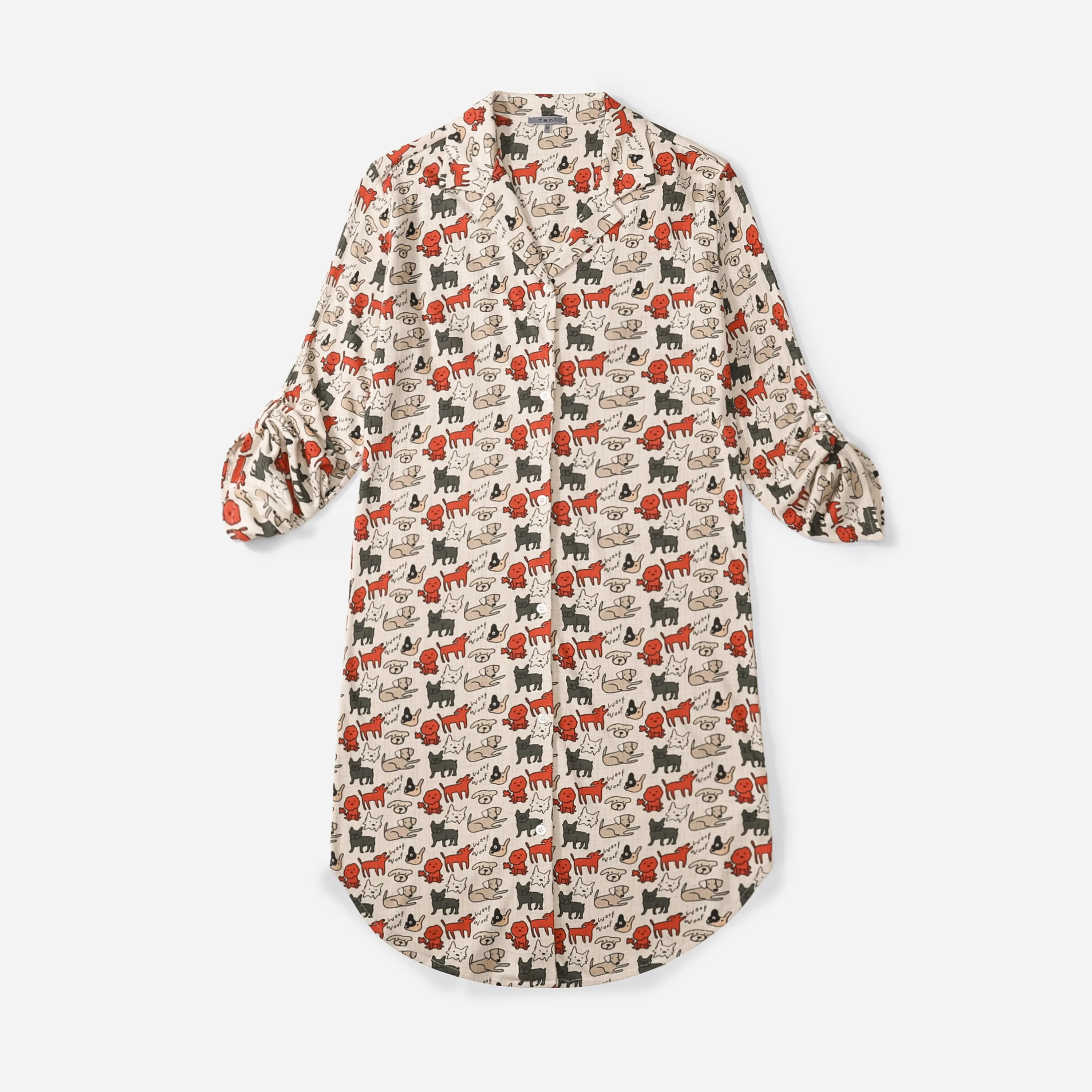 Underdog® x Andrea Caceres Button-Down Dress