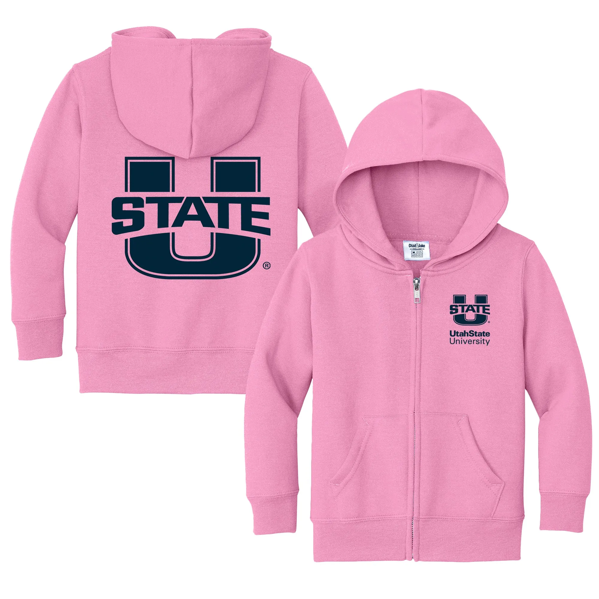 Utah State Aggies Logo Toddler Full-Zip Sweatshirt