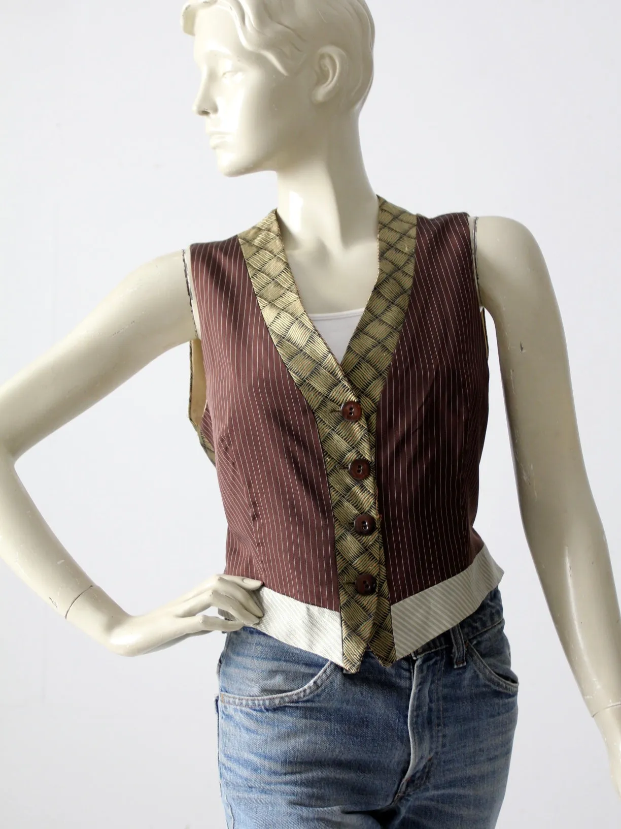 vintage Italian silk vest