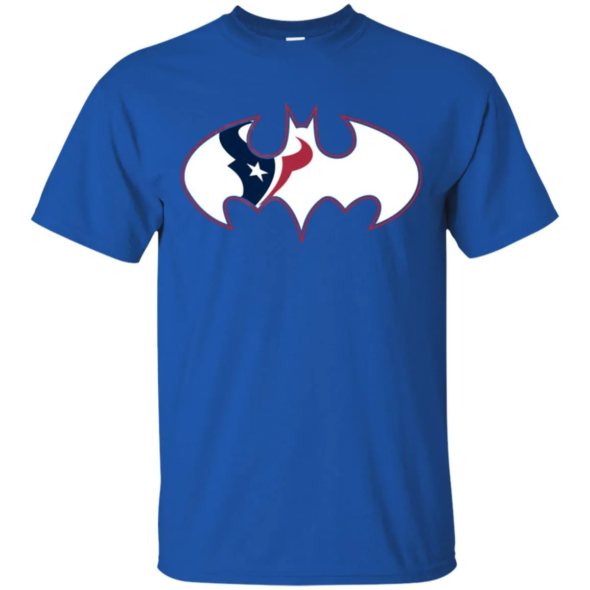 We Are The Houston Texans Batman Nfl Mashup Men Cotton T-Shirt