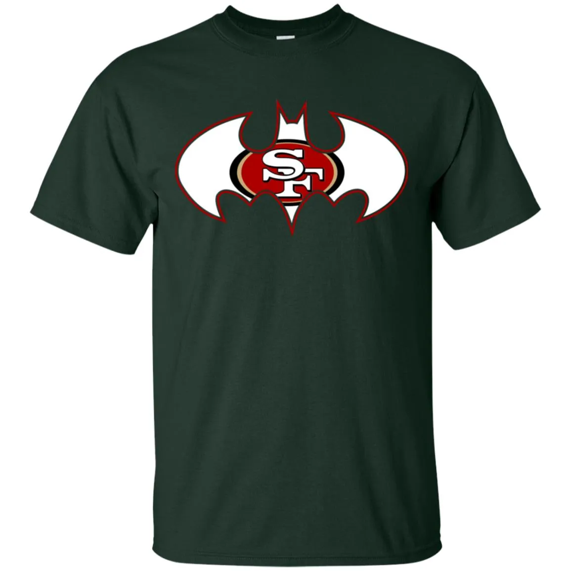 We Are The San Francisco 49ers Batman Nfl Mashup Men Cotton T-Shirt