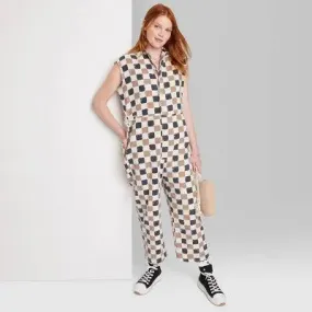 Women's Ascot   Hart Checkered Graphic Jumpsuit