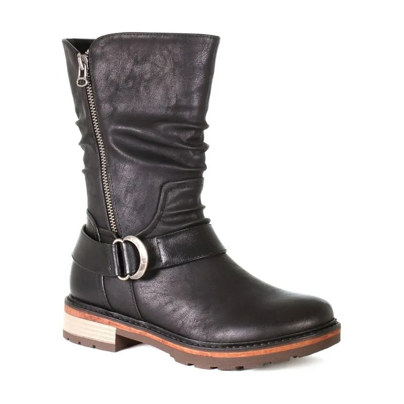 Women's Sudbury Easy On Side Zip Boot Black