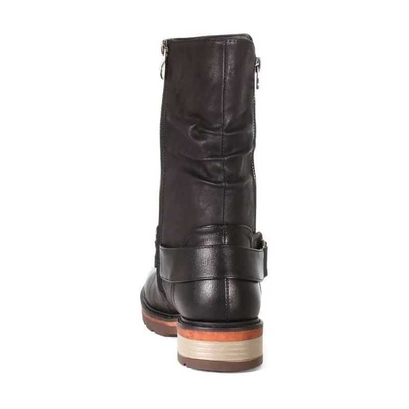 Women's Sudbury Easy On Side Zip Boot Black