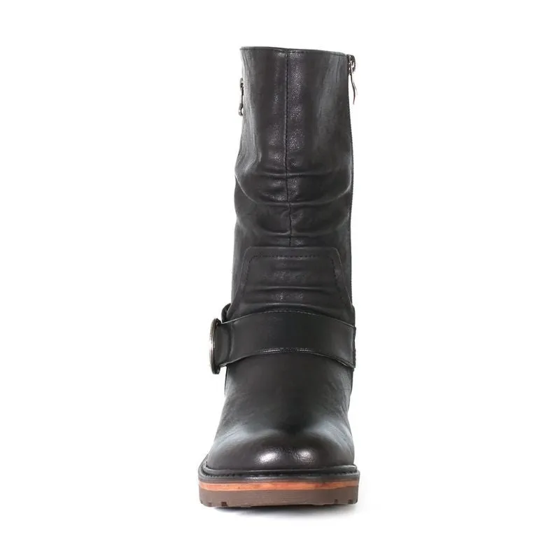 Women's Sudbury Easy On Side Zip Boot Black