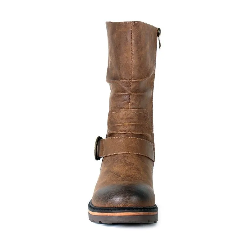 Women's Sudbury Easy On Side Zip Boot Tan