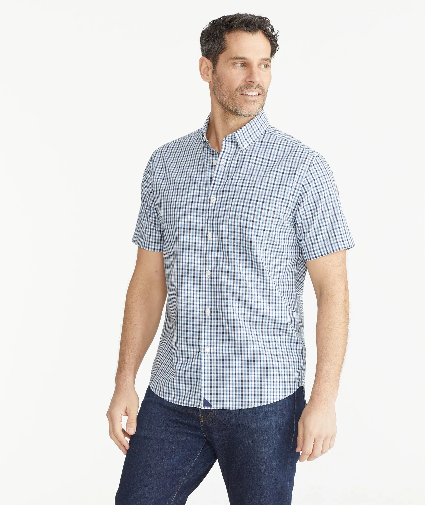 Wrinkle-Free Short-Sleeve Melvald Shirt