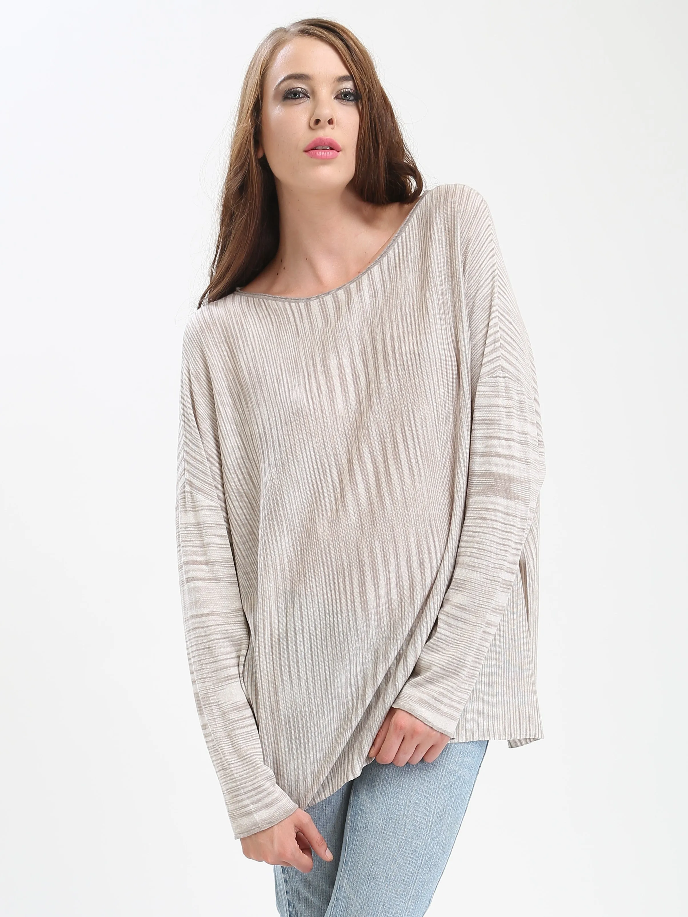 Yarn Dye Slouchy Tee