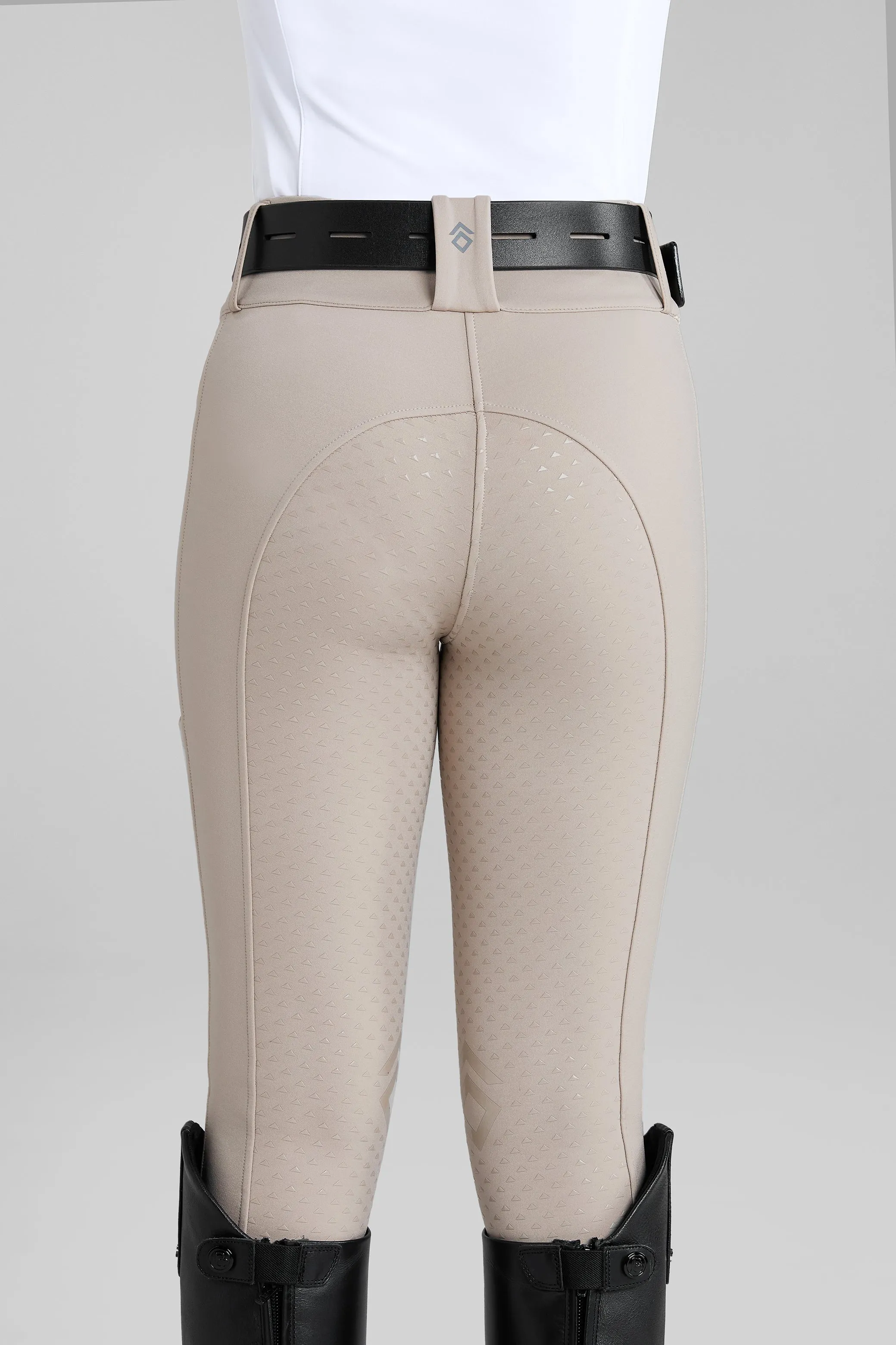 YR Beige Compression Breeches Full Seat