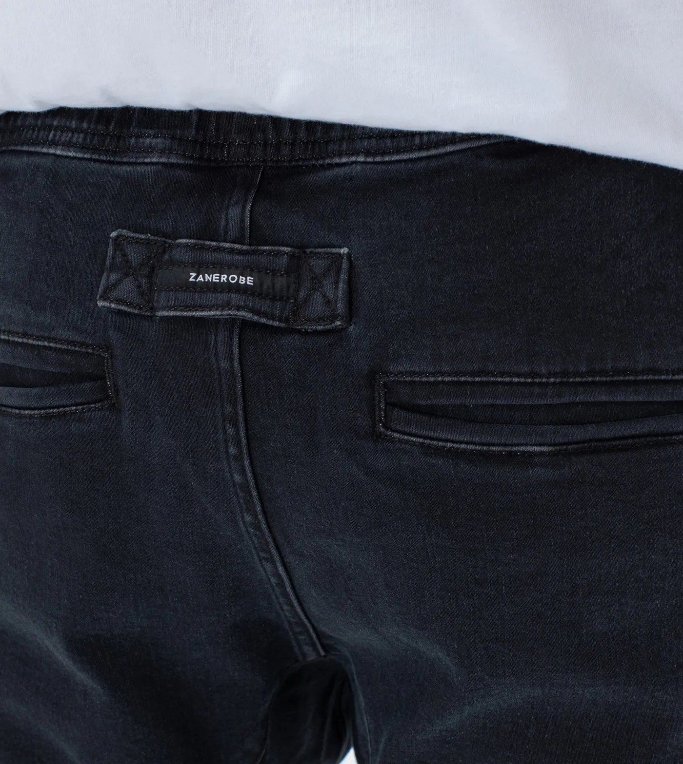 Zanerobe Sureshot Denim Short Black Wash 605-TDK