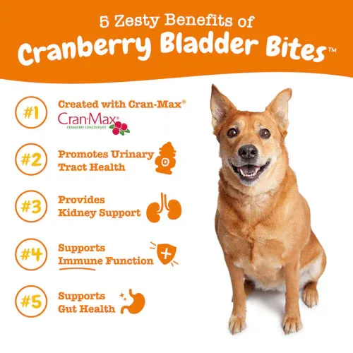 Zesty Paws Urinary Tract Bites Antioxidant Supplements for Dogs (Chicken Flavour)